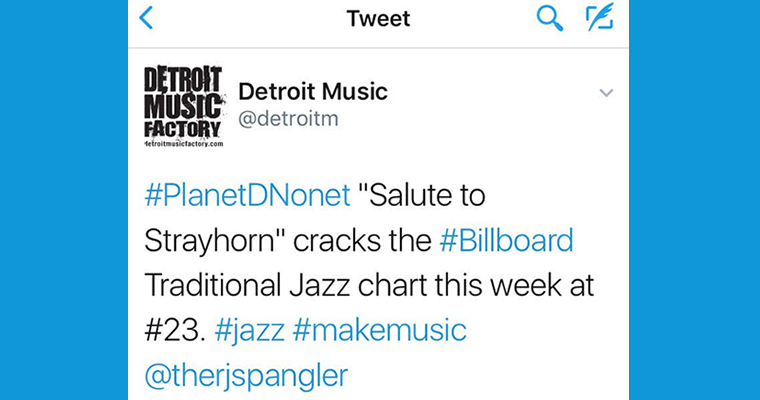 Detroit Music Factory Tweet